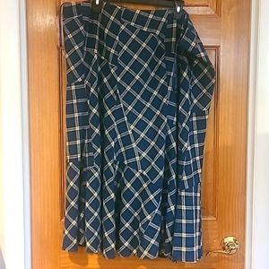 Lrl Lauren Jean Co 22w women's linen skirt nwot